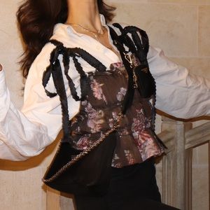 Beautiful brown corset top